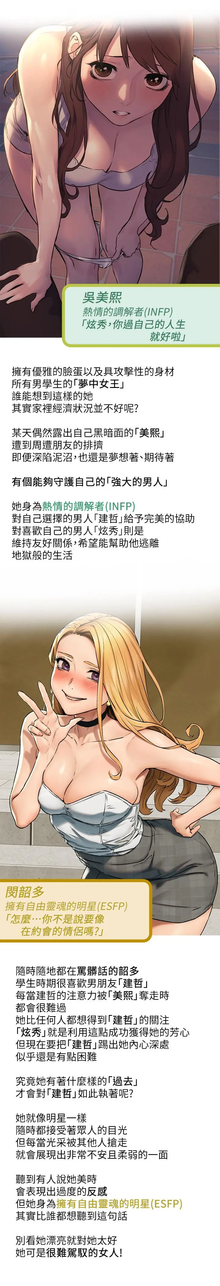 漫画《冲突》登场人物MBTI第2张图