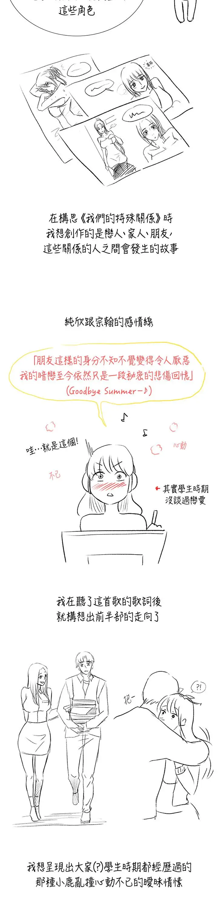 漫画《我们的特殊关系》后记第6张图