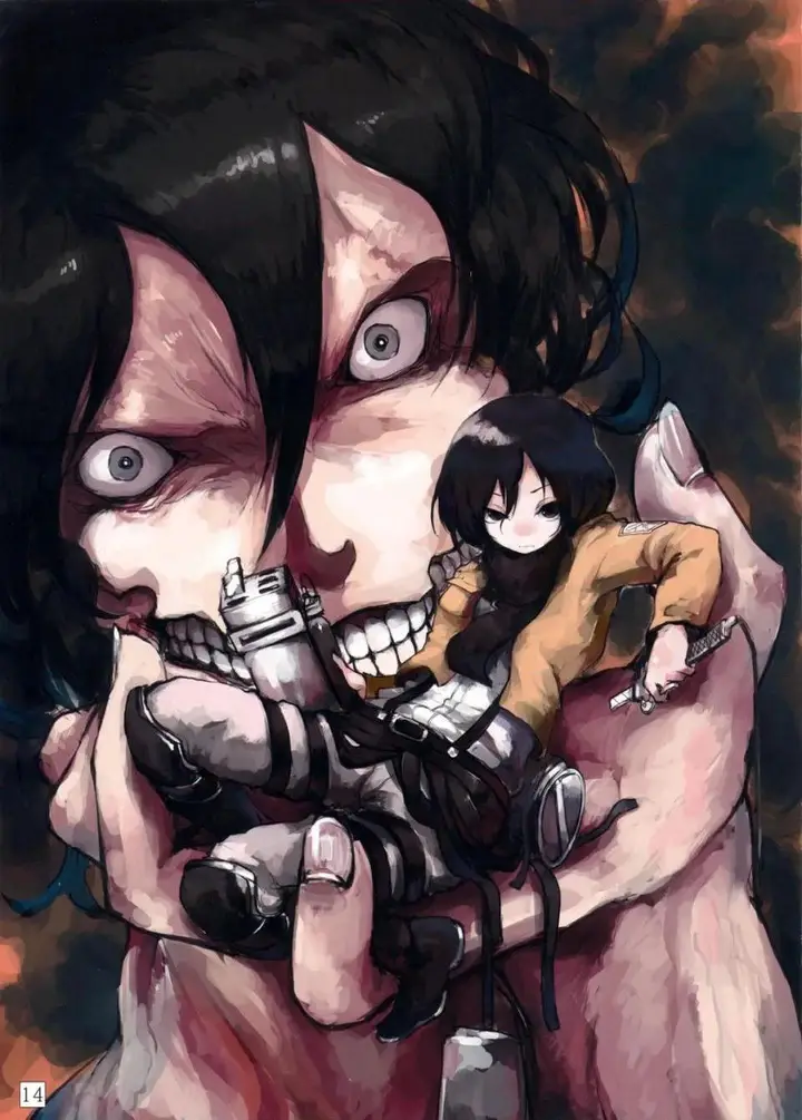 漫画《进击的巨人（本子）精选合集》第1话进击的巨人（第10张图