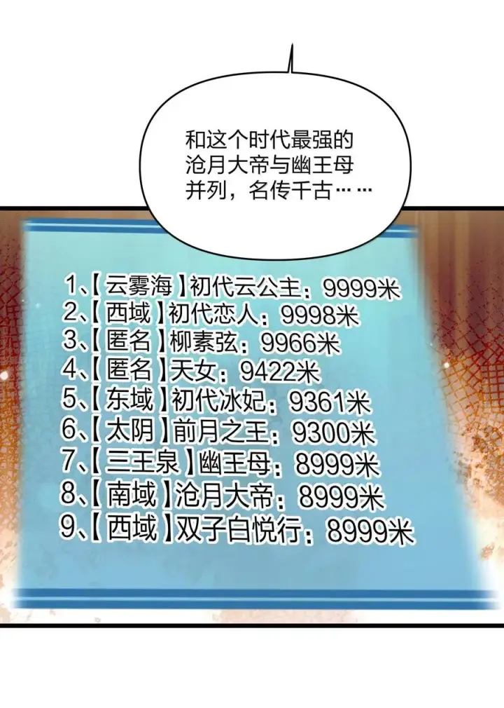 漫画《长的太像BOSS，结果世人真的信了》75 榜单刷新了！第36张图