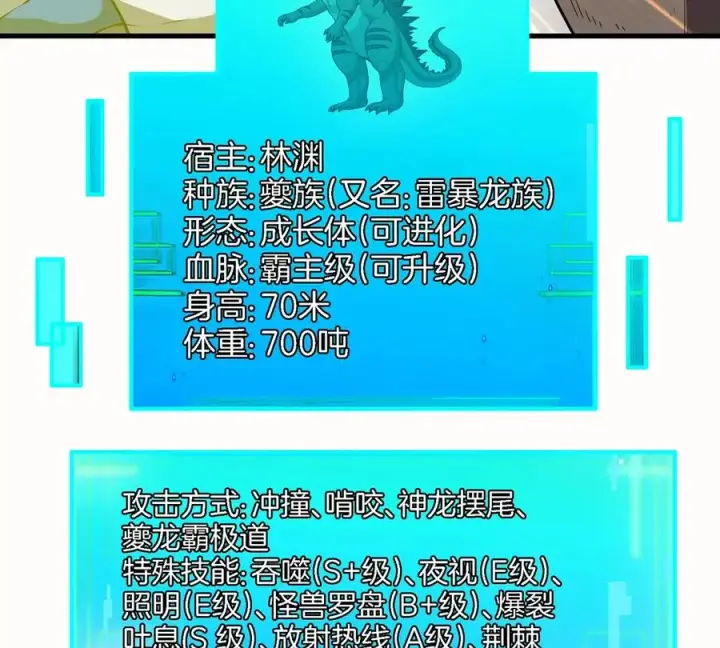 漫画《重生为怪兽什么鬼》第32话 一起长高高第50张图