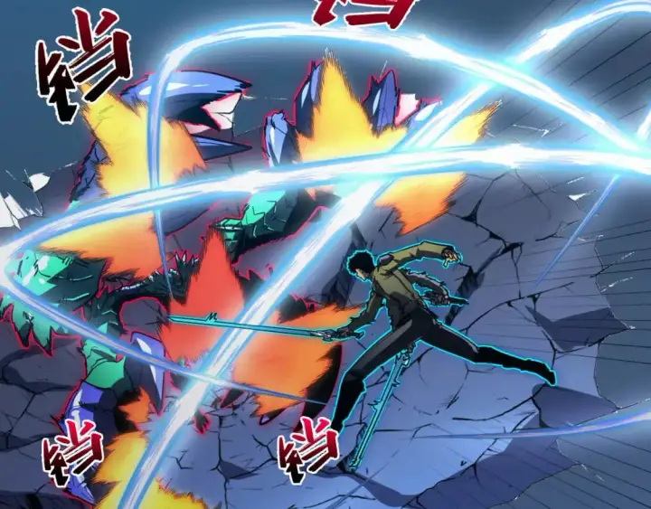 漫画《从末世崛起》234 激战中级兽王第47张图