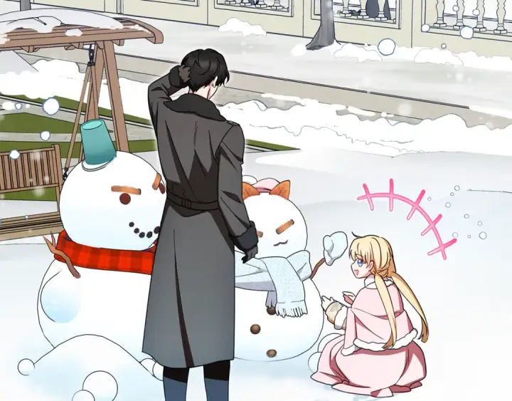 漫画《反派少女被爱意围绕》第109话 堆雪人第142张图