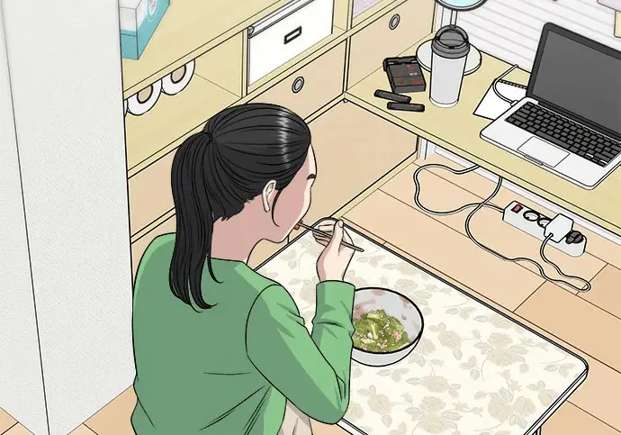 漫画《米虫的一日三餐》第272话 春白菜拌饭第91张图