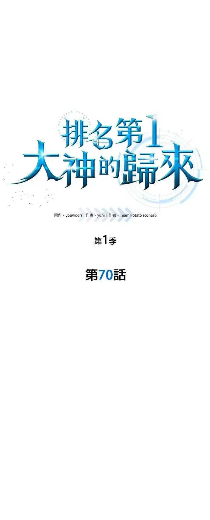 漫画《排名第一大神的归来》第70话第20张图
