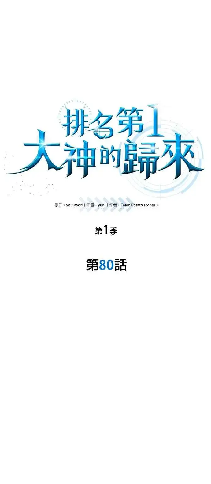 漫画《排名第一大神的归来》第80话第44张图