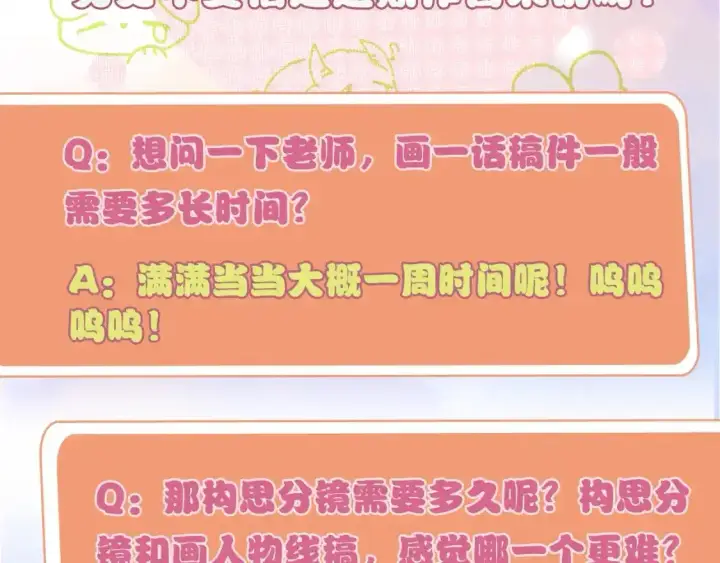 漫画《偏偏宠爱》第8期 搞点事：作者采访第3张图