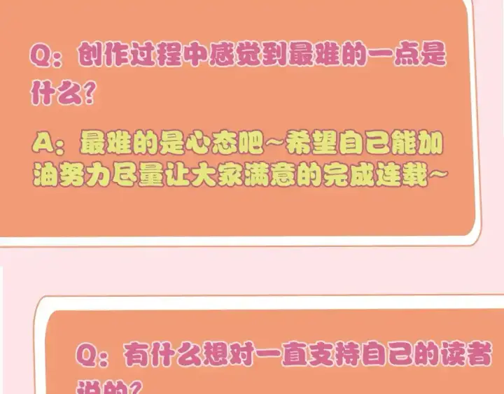 漫画《偏偏宠爱》第8期 搞点事：作者采访第8张图