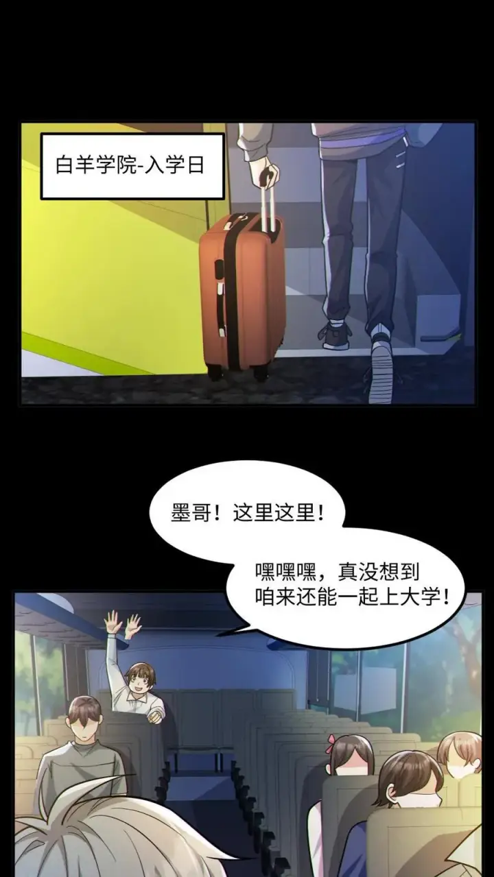 漫画《全球御鬼：我的体内有亿只鬼》第47话 开学第2张图