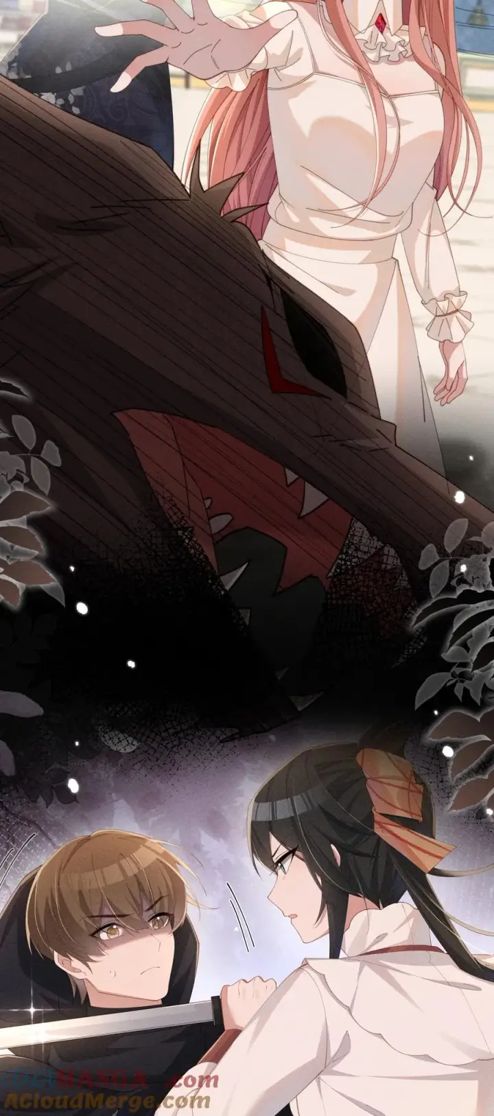 漫画《身为恶役女配的我养成病娇女主很正常吧？！》038 为什么小央这么会啊？！第43张图