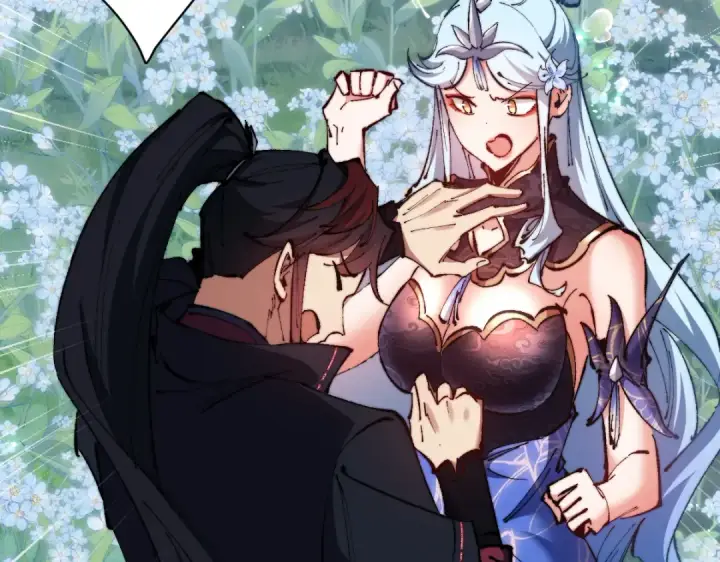 漫画《师尊：这个冲师逆徒才不是圣子》第31话 花姐姐，你的初吻呢？第93张图