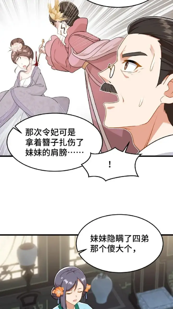 漫画《我穿回暴君小时候打翻他奶瓶》第46话 好好利用一下妹妹的同情心第22张图