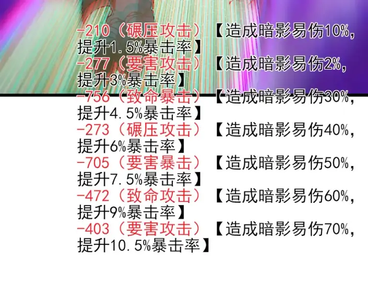漫画《我靠无敌被动打出成吨伤害！》第22话 刷新剃刀沼泽记录第73张图