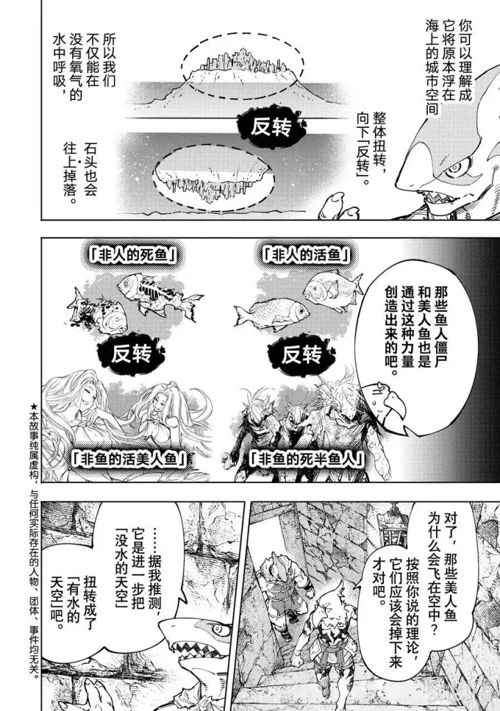 漫画《香格里拉·弗陇提亚~屎作猎人向神作发起挑战~》106 反转的世界，连自然规律也反转了第20张图