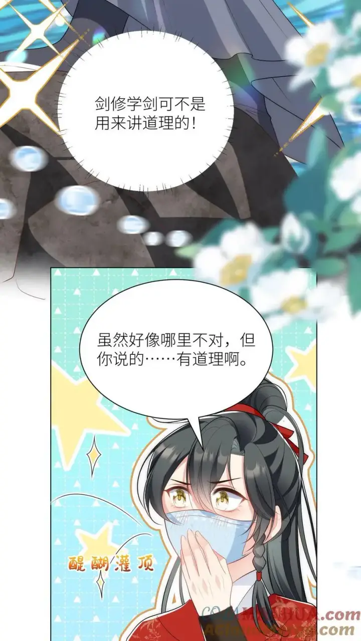 漫画《小师妹明明超强却过分沙雕》第38话 有朝一日剑在手，斩尽天下道理狗第15张图