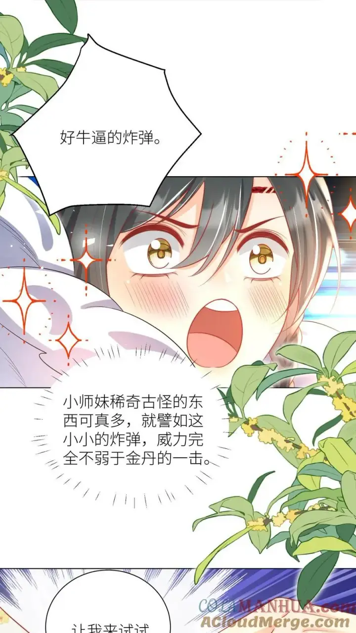 漫画《小师妹明明超强却过分沙雕》第45话 看我的小型炸弹!第15张图
