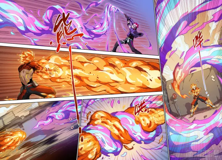 漫画《英雄对决破空》048 火焰的较量（上）第8张图