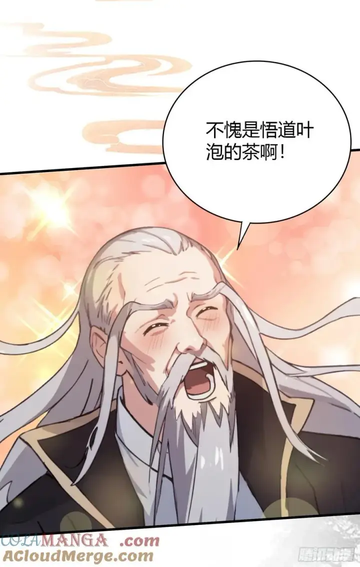 漫画《原来我早就无敌了》第26话 整片悟道叶泡的茶？第55张图