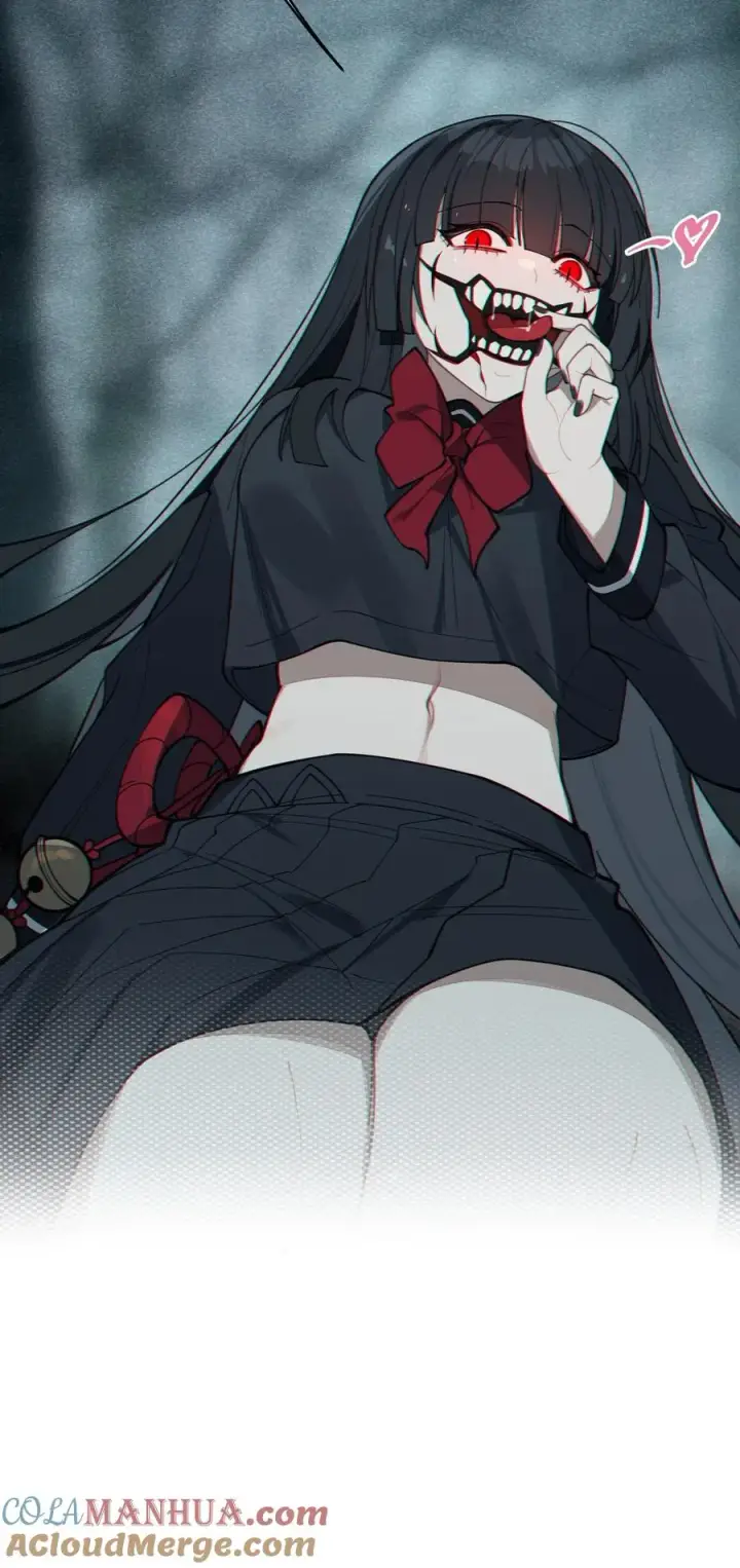 漫画《转生成为灵异世界的唯物者，爷只对女鬼重拳出击！》008 你在自我感觉良好吗妹妹？第55张图