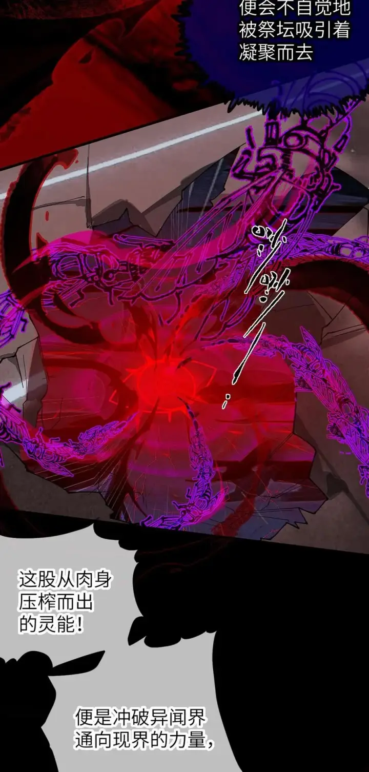漫画《转生成为灵异世界的唯物者，爷只对女鬼重拳出击！》043 祭坛开启！第27张图